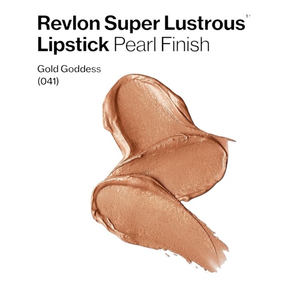 Bundle of 2 Revlon Super Lustrous Lipsticks – 041 Gold Goddess – Pearl Finish - Picture 3 of 5